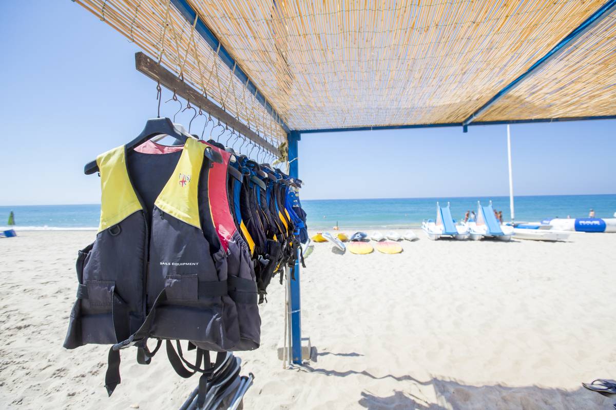 servizi in spiaggia Hotel Costa Verde