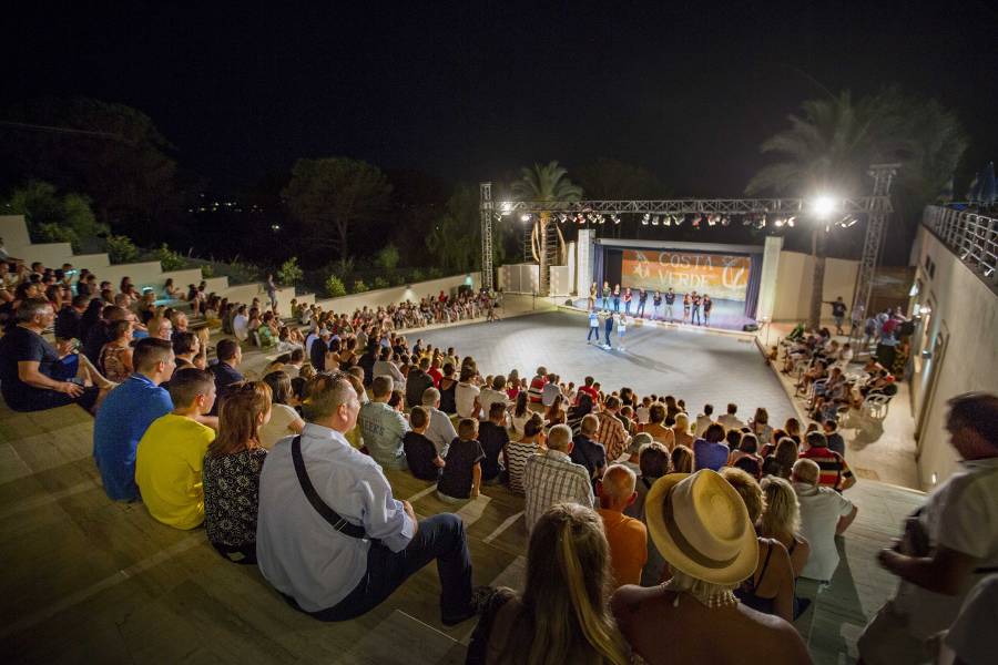 spettacoli in anfiteatro Hotel Costa Verde Cefalù